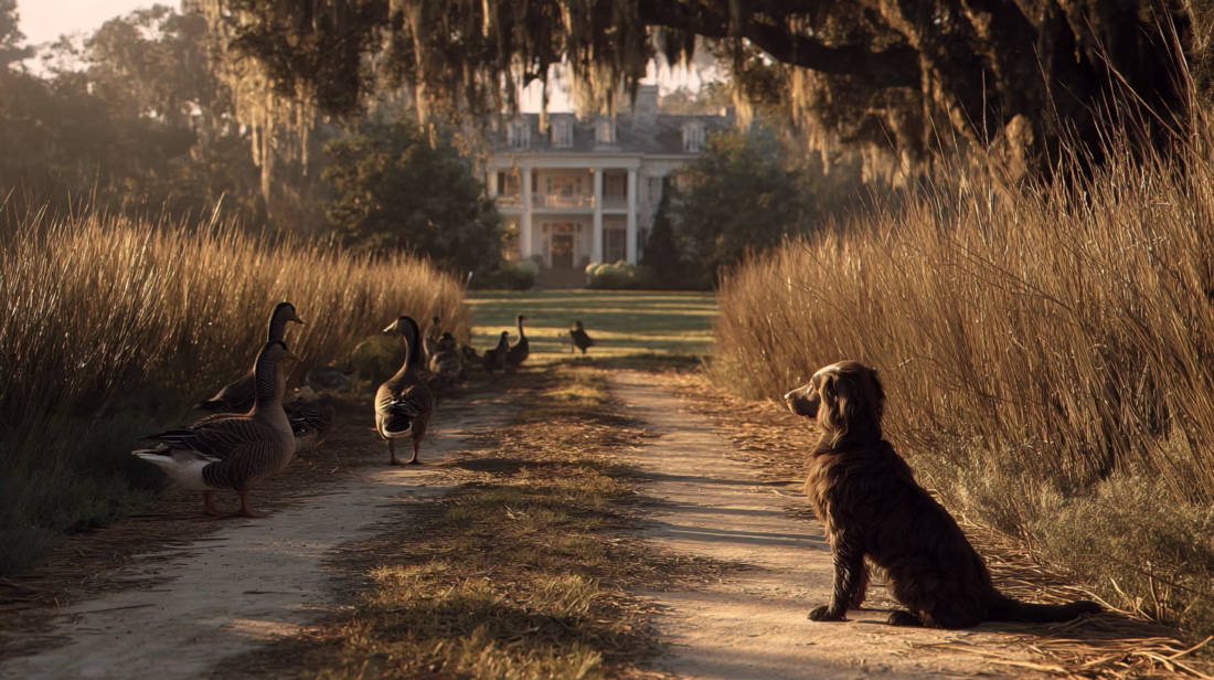 Got by Two Geese: A Tale of a Boykin and Her Feathered Enemies