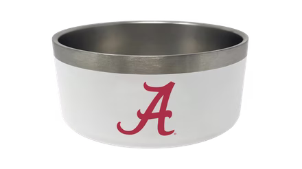 NCAA Officially Licensed Stainless Steel Dog Bowl