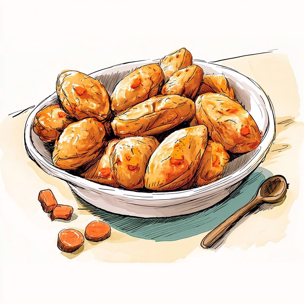 Beefy Carrot Biscuits