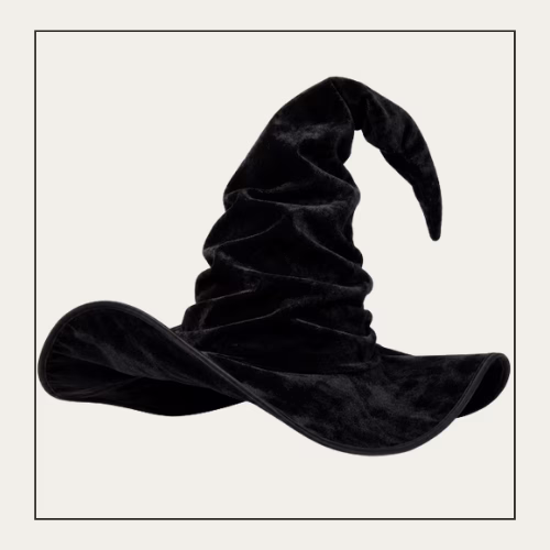 black velvet witch hat