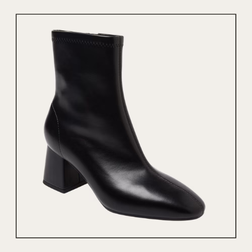 black Chelsea boots