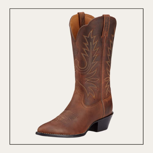brown cowboy boots