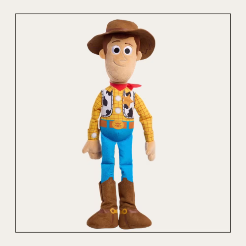 stuffed animal of woody from toy story