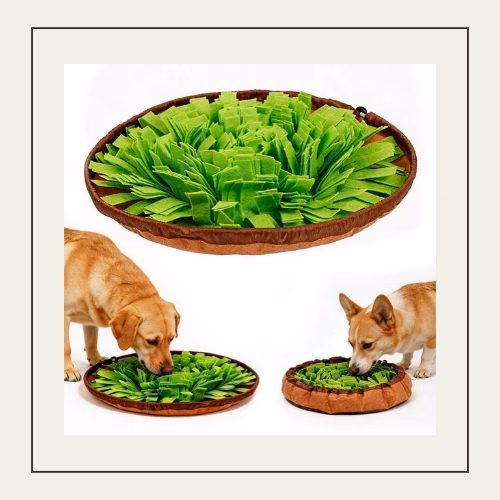 Potaroma Interactive Feed Game Stress Relief Snuffle Mat Toy for Dogs