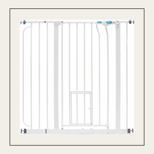 white gate