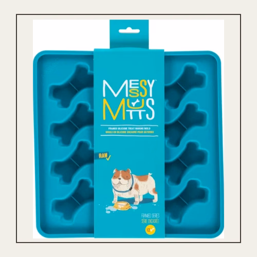 blue silicone dog treat molds